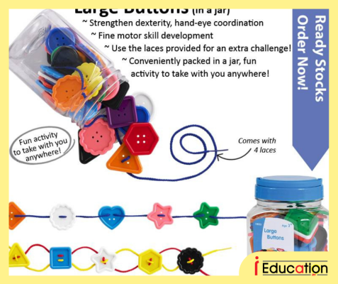 Edx Education® Large Buttons In Mini Ja