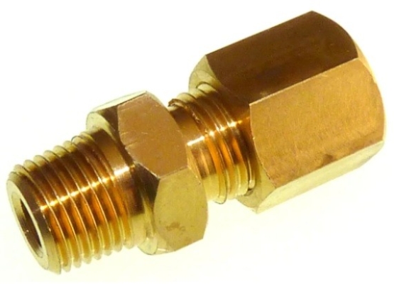 136-5853 - RS PRO Thermocouple Compression Fitting for use with 6 mm Probe Thermocouple, 1/8 NPT