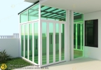  Glass house  3D Drawings
