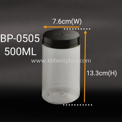 BP-0505 PET Transparent Plastic Jar Bottle