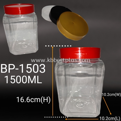 BP-1503 PET Transparent Plastic Jar Bottle