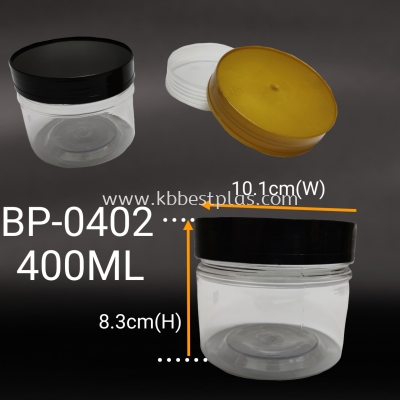 BP-0402 PET Transparent Plastic Jar Bottle
