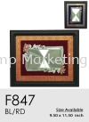 F847 Wood Plaque Plaque