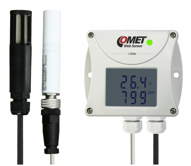 comet t6541 websensor - remote co2 concentration thermometer hygrometer with ethernet interface