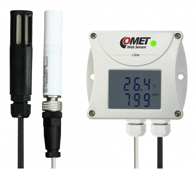 COMET T6541 WebSensor - remote CO2 concentration thermometer hygrometer with Ethernet interface