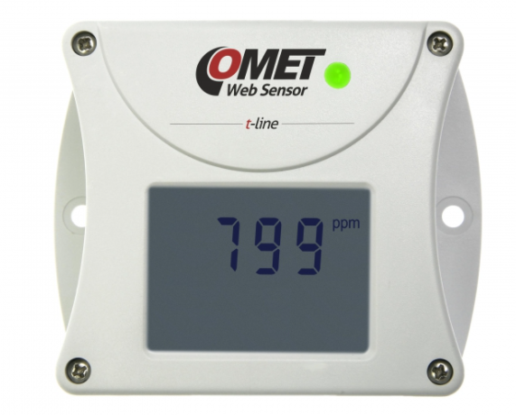 comet t5540 websensor - remote co2 concentration with ethernet interface