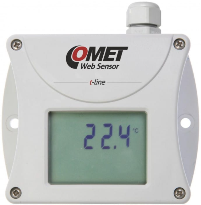 comet t4511 websensor - remote thermometer with ethernet interface