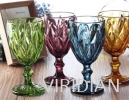 Glass Wine 1 Diamond Color Glass SXWL Series Kitchenware & Tableware