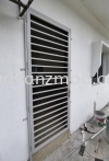 Mild Steel Grille With Powder Coated Light Grey  Mild Steel Grille