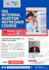 ISO Internal Auditor Refresher Course ISO Previous Classes Public Programs