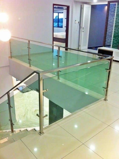 Stainless Steel Tempered Glass Staircase Railing Johor Bahru