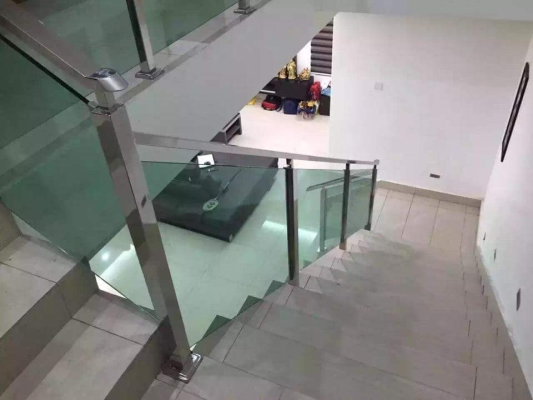 Stainless Steel Tempered Glass Staircase Railing Johor Bahru