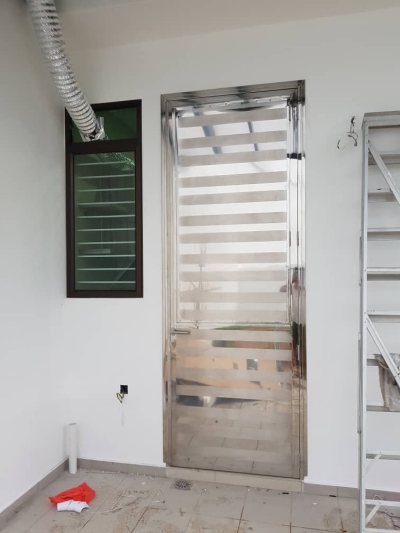 Custom Stainless Steel Security Door Johor Bahru