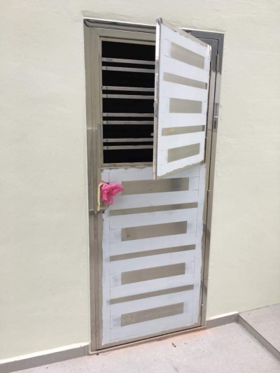 Custom Stainless Steel Security Door Johor Bahru