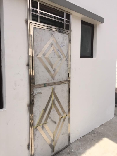 Custom Stainless Steel Security Door Johor Bahru