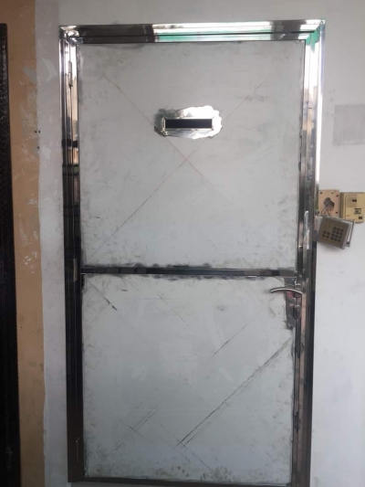 Custom Stainless Steel Security Door Johor Bahru