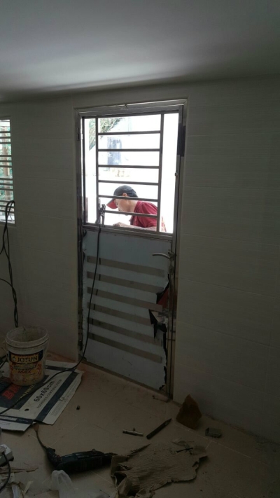 Custom Stainless Steel Security Door Johor Bahru