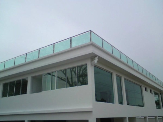 Balcony Stainless Steel Glass Fencing Pasir Gudang