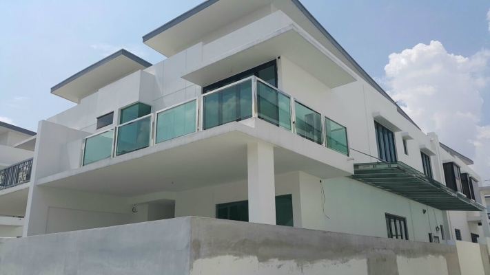 Balcony Stainless Steel Glass Fencing Johor Bahru