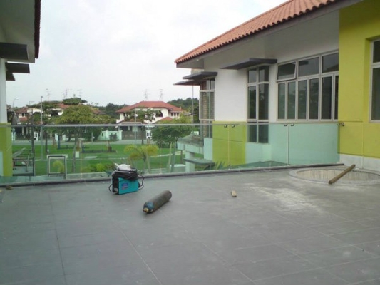 Balcony Stainless Steel Glass Fencing Johor Bahru