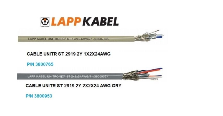 LAPP UNITRONIC ST 2919, RS485 2Y Cable PE, 305mtr