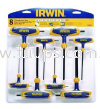 8 pcs T Handle Hex Key Set Irwin Fastening Tools