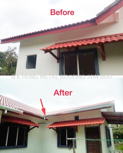 supply and install 0.5mm stainless steel gutter works