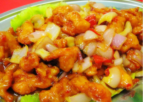 Chicken Cubes with Thai Style4