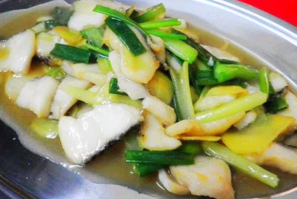 Fish Fillet with Ginger & Scallion