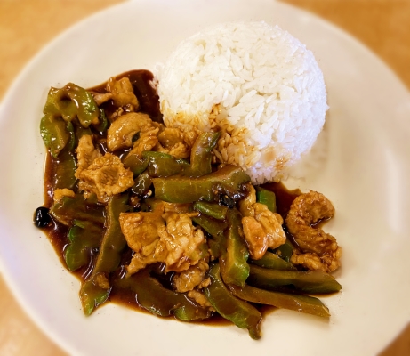 Pork with Bitter Gourd + Rice + Egg