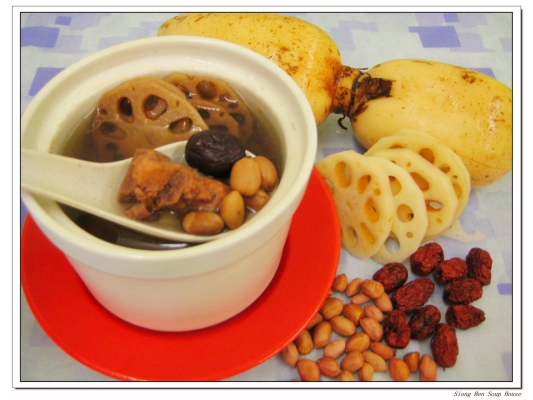 ɏźŹǜ Lotus Root & Peanut Soup with Spare Ribs