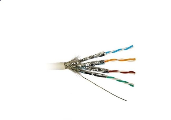 Panduit Cat7 S-FTP LSZH 4pr 23AWG Cable WH 500m -DR, PSL7004WH-CED