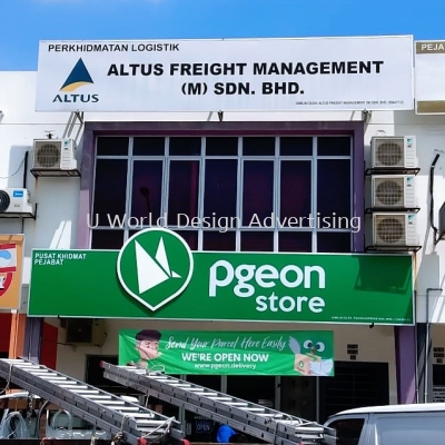 PGEON STORE 3D BOX UP LETTERING SIGNBOARD AT BANDAR BOTANIK, KLANG, SELANGOR, MALAYSIA