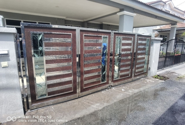 Folding Gate Jalan Suria Firus 1, Taman Suria Firus, Parit Buntar