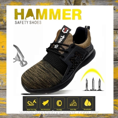 HAMMER Men Safety Lifestyle HS-21636- BROWN Colour