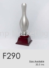 F290 Bowling Trophy Pewter Trophy Trophy