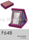 F648 Velvet Box Plaque