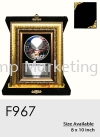 F967 Exclusive Premium Affordable Gold Frame Velvet Box Plaque Malaysia Velvet Box Plaque