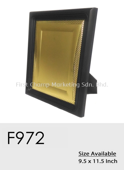F972 Exclusive Premium Affordable Wooden Wood Gold Sticker Plaque Malaysia