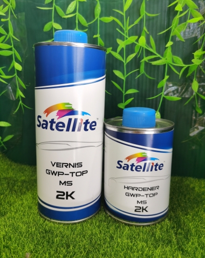 Satellite GWP 2K Clearcoat 2:1 Medium Dry Set | Clear + Hardener (1000ml+500ml)