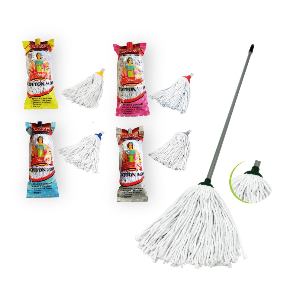 (R350/R400/R450/R500/R600) White Cotton Mop Mop Series