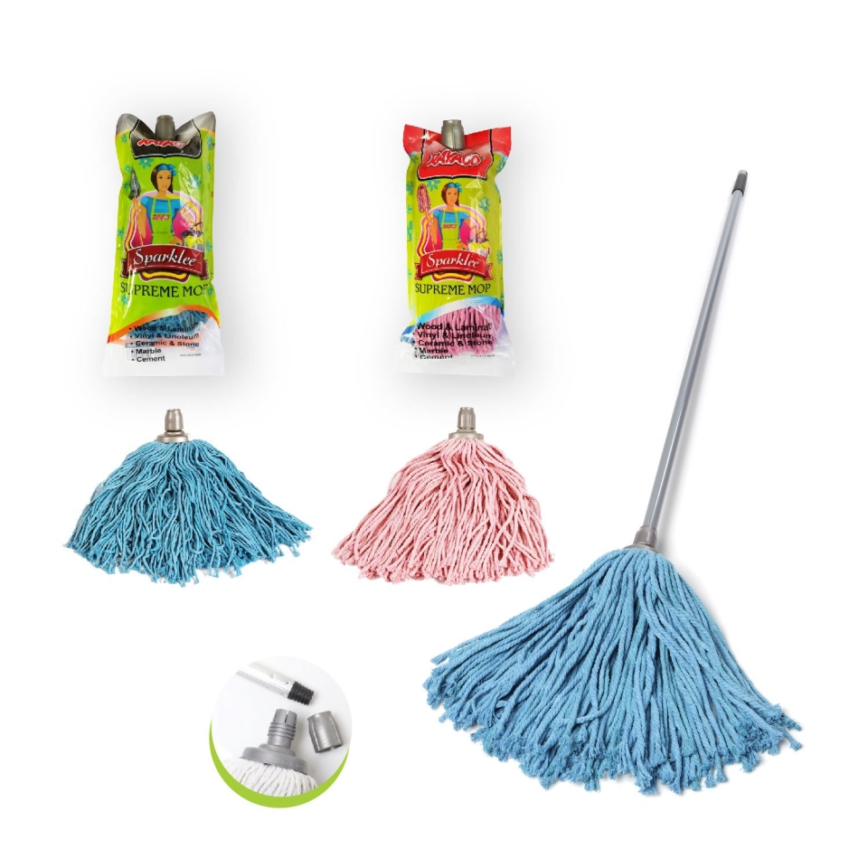 (2035 / 2045 / 2055 / 2065) Thin Double Locking Color Cotton Mop Mop Series