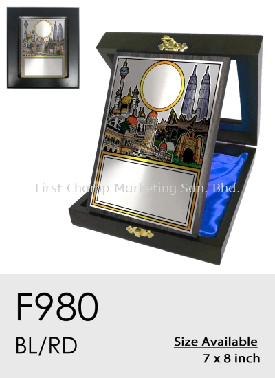 f980 Exclusive Affordable Glass Display Premium Malaysia Plaque