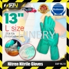 RUBBEREX SAF-NL15 / NL15 13" L Size Nitren Nitrile Gloves (1 Pair) Safety Gloves Safety & Security