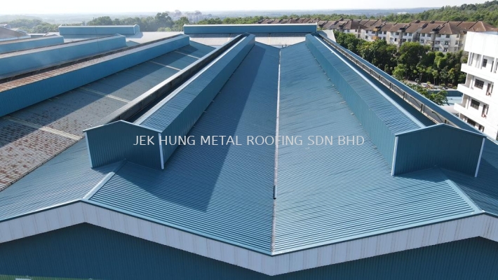 CSC Steel  to install metal roofing,jackroof, 1.0mm stainless steel gutter, flashing, capping, ridge capping - Ayer Keroh Melaka