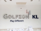 Golfzon @ Publika 3D Box Up Lettering 3D Box Up Signage