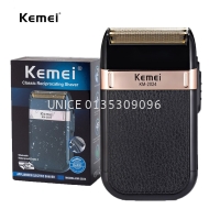 Kemei USB Charging Electric Shaver Additional Cutter Head Reciprocating Twin Blade Razor Shaver Bear