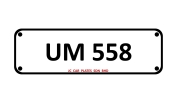 UM 558 SPECIAL NUMBER 3 DIGIT