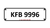 KFB 9996 SPECIAL NUMBER 4 DIGIT