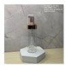 150ml Transparent PET Bottle with Chrome Rose Gold Foam Pump - FPB011 Foam Pump Bottle Bottles